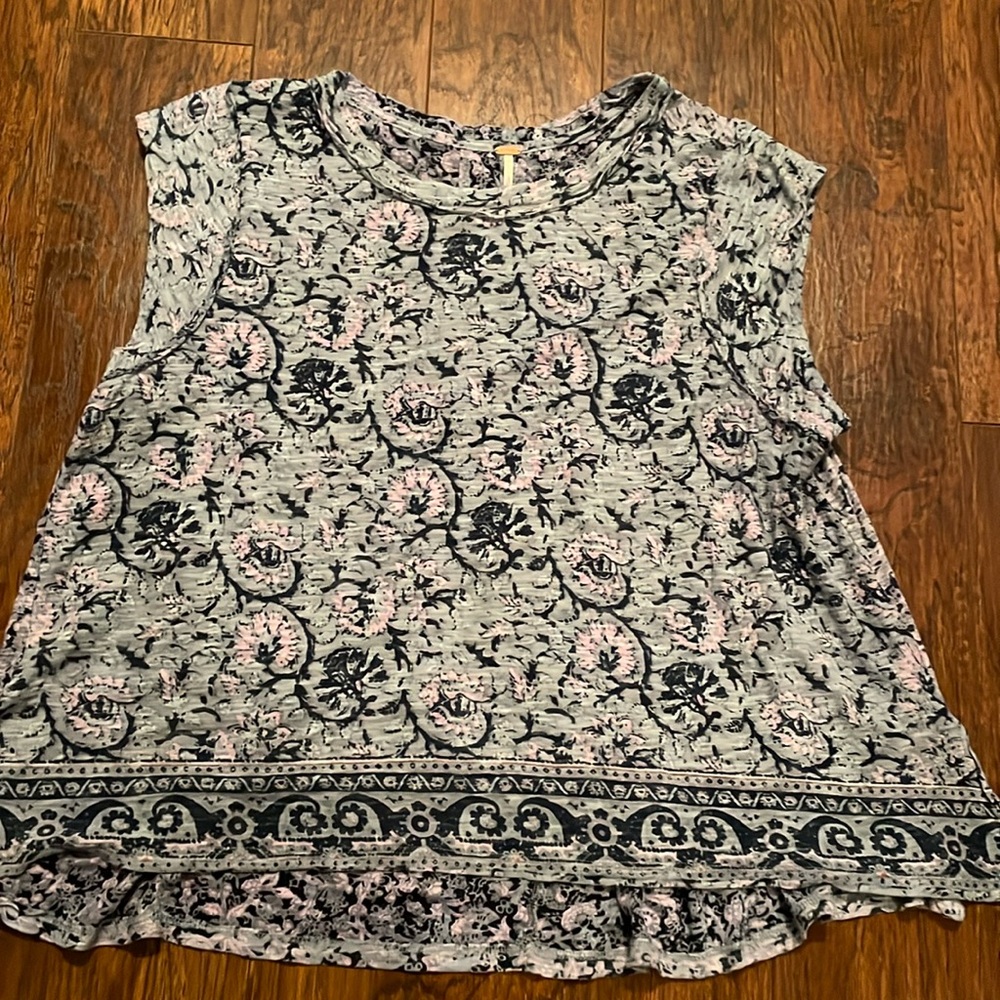 NWOT!! Free People floral shirt